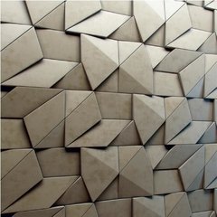 KIT 3 FORMA MOLDE PARA GESSO 3D SCALENO 54X27CM EM ABS 2MM GESSO / CIMENTO 3D IN288 - INNOVE3D