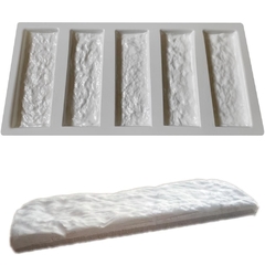 2 Forma 3d Molde gesso 3d Tijolinho Rústico 24x8CM ABS 2MM Molde para gesso/cimento/concreto 3d IN289