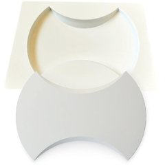 2 FORMA GESSO 3D EM ABS 2MM GESSO / CIMENTO 3D IN296 30X21CM - comprar online