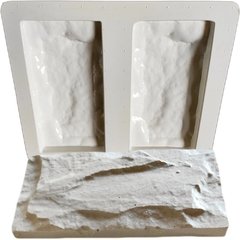 Forma 3d Gesso 8 Tijolinho Rústico 10X20cm Em ABS Virgem 2mm IN313 na internet