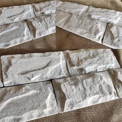 Forma 3d Gesso 8 Tijolinho Rústico 10X20cm Em ABS Virgem 2mm IN313 - INNOVE3D