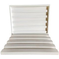 Forma Molde Gesso 3D Ripado 55x40cm em ABS Virgem Gesso E Cimenticio 3D IN321