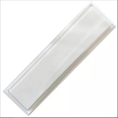 Forma 3d Fazer Borda de Piscina/Pingadeira Lisa Reta 99,5x23cm Boleado Duplo ABS 2mm Molde para cimento/concreto IN439 na internet