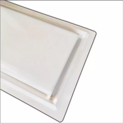 Forma 3d Fazer Borda de Piscina/Pingadeira Lisa Reta 99,5x23cm Boleado Duplo ABS 2mm Molde para cimento/concreto IN439 - INNOVE3D