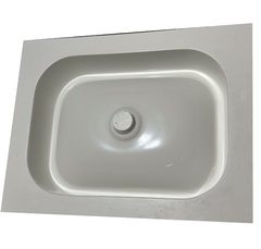 Molde Para Fazer Cuba Pia de Banheiro Fôrma de Cuba 27x36,5x8,5cm ABS 3mm RESISTENTE IN447 na internet