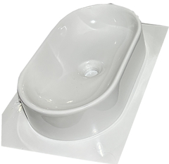 Molde Para Fazer Cuba Pia de Banheiro Fôrma de Cuba 24x41x9,5cm ABS 3mm RESISTENTE IN448 - INNOVE3D