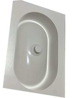 Molde Para Fazer Cuba Pia de Banheiro Fôrma de Cuba 24x41x9,5cm ABS 3mm RESISTENTE IN448 - loja online
