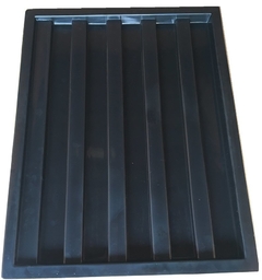 2 Forma 3d Ripado 50x40cm ABS 1,5mm Molde Para Gesso e Cimento IN606 - comprar online