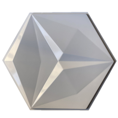 Forma 3d Estrela Hexa 40x34,5cm Abs 2mm Molde para Cimento/concreto/gesso IN660 - comprar online