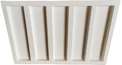 FORMA MOLDE GESSO 3D 5 TIJOLINHOS 32X8CM EM ABS 2MM IN312 - loja online