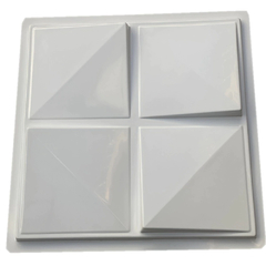 2 Forma Molde 3d Cronos 40x40 Abs 2mm Molde Para Gesso/cimento 3d 676 - comprar online