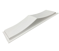Formas 3d Gesso Cumes 49x13cm ABS 2mm Molde Para Gesso/Cimento/Concreto IN658 na internet