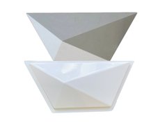 Forma 3d Trapezio 4 Linhas 43x19cm ABS 2mm Molde Para cimento/contreto/gesso 3d IN648 - comprar online