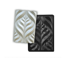 Forma 3d Folha Garden 44x30cm Molde Para Gesso 3d Abs Virgem 1,5mm IN600 na internet