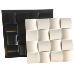 Forma 3D Molde Gesso 3d Almofadinha 27x27cm ABS Virgem Molde Para Gesso/Cimento/Concreto IN687