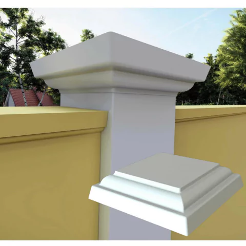 Forma 3d Molde Para Fazer Chapeu de Coluna/pilar 40x40cm ABS 3mm RESISTENTE IN542