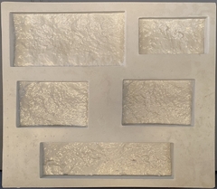Molde 3d 5 Tijolinho Travertino Roma ABS 2mm Fôrma 3d para cimento/concreto/gesso 3d IN437 - comprar online