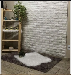 Imagem do 10 Forma 3d Tijolo Rockface Travertino 24x8cm ABS 2mm Molde Para Gesso/Cimento/Concreto IN679-K10