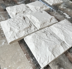 Forma 3d Molde 4 Mosaico Pedra Natural Moledo 18x18cm ABS 2mm Molde para cimento/concreto/gesso 3d IN519 - comprar online