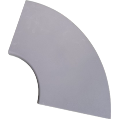 Forma 3d Fazer Canto da Borda de Piscina 20cm ABS 2mm Molde para cimento/concreto IN528-A na internet