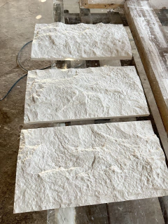 Imagem do 3 Forma 3d Pedra Natural Rústica Tipo Travertino Rock Face Grande 59x29cm ABS 2mm Molde Para Gesso/Cimento/Concreto IN525-B