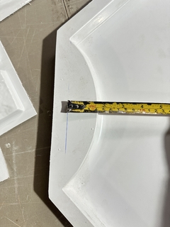 Forma 3d Fazer Canto da Borda de Piscina 20cm ABS 2mm Molde para cimento/concreto IN528-A - loja online