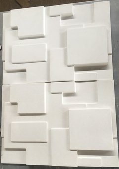 Forma 3d Gesso Mosaico Liso 50x35cm ABS 2MM Molde Para Gesso/Cimento/Concreto IN317 na internet