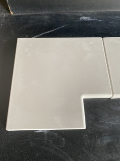 Forma 3d Canto de Borda de Piscina Lisa Reta 25cm Boleado Duplo ABS 2mm Molde para cimento/concreto IN461 - comprar online