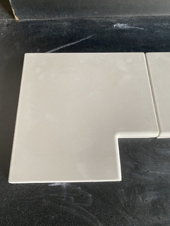Forma 3d Canto de Borda de Piscina Lisa Reta 30cm Boleado Duplo ABS 2mm Molde para cimento/concreto IN463 - comprar online