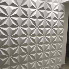 2 Forma 3d Gesso Cristais 40x40cm ABS 1,5mm Molde para gesso/cimento 3d IN608 na internet