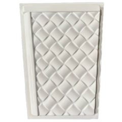 Forma 3d Vaso Folha 43x32x25 Abs Virgem Molde para gesso Ou Cimento IN578 na internet