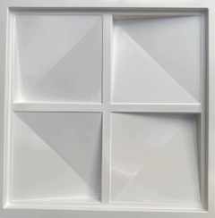 2 Forma Molde 3d Cronos 40x40 Abs 2mm Molde Para Gesso/cimento 3d 676 - INNOVE3D