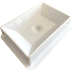 Molde Para Fazer Cuba Pia de Banheiro Fôrma de Cuba 39,5x27,5x9,5cm ABS 3mm RESISTENTE IN713 - comprar online