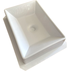 Molde Para Fazer Cuba Pia de Banheiro Fôrma de Cuba 39,5x27,5x9,5cm ABS 3mm RESISTENTE IN713 - INNOVE3D