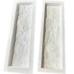 2 Forma 3d Tijolinho Rockface Travertino 36x10cm ABS 2mm Molde Para Gesso/Cimento/Concreto IN471 na internet
