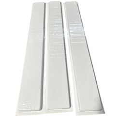 Forma 3d Para concreto Aparente Madeira 80x9,5cm ABS 2MM Madeira Rústica Molde 3d para Cimento/Concreto 3d IN457 - loja online