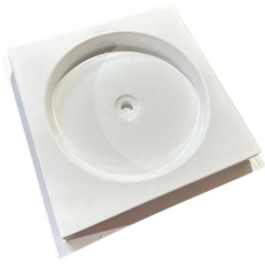Molde Para Fazer Cuba Pia de Banheiro Fôrma de Cuba Grande 45x45x7cm ABS 3mm RESISTENTE IN470 - INNOVE3D