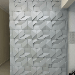 Imagem do Forma Gesso 3d Escalena 52X25cm ABS 2MM Molde Para Gesso/Cimento/Concreto 3D IN618