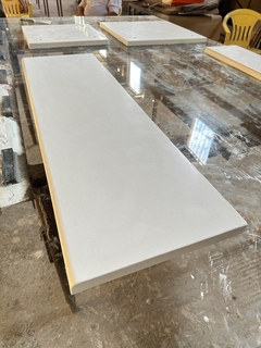 Forma 3d Borda de Piscina Lisa Reta Grande 100x30cm ABS 2mm Molde para cimento/concreto IN441 - loja online