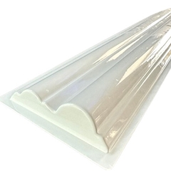 Forma 3d Molduras Sanca Roda Teto Roda-Meio Molde Janela Grande 100x20cm Abs 2mm IN485 na internet