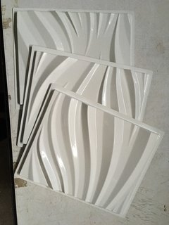 Kit 3 Forma 3d Molde Gesso 3d 3 Brisas 50x40cm ABS 2mm Molde Para Gesso/Cimento/Concreto IN339 na internet