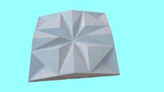 FORMA MOLDE PARA GESSO 3D AMBAR 40X40CM EM ABS 2MM GESSO/CIMENTO 3D IN254 - comprar online