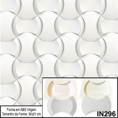 2 FORMA GESSO 3D EM ABS 2MM GESSO / CIMENTO 3D IN296 30X21CM