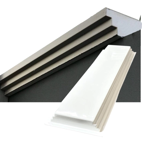 Fôrma 3d Pingadeira 3 Degraus 80x19cm Molde para cimento/concreto IN390 - comprar online