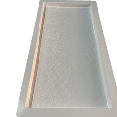 Forma 3d Borda de Piscina Reta com Textura 50x25cm ABS 2mm Molde para cimento/concreto IN433 - comprar online