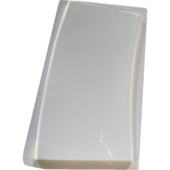 Forma 3d Borda de Piscina Curva 50x30cm Boleado Duplo Grau 1,5 ABS 2mm Molde para cimento/concreto IN498-30-DD - INNOVE3D