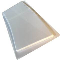 Forma 3d Borda de Piscina Curva 50x30cm Boleado Duplo Grau 1,5 ABS 2mm Molde para cimento/concreto IN498-30-DD - loja online