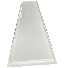 Forma 3d Borda de Piscina Lisa Reta Grande Boleado Duplo 100x20cm ABS 2mm Molde para cimento/concreto IN499-A - comprar online