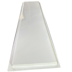 Forma 3d Borda de Piscina Lisa Reta Grande Boleado Duplo 100x30cm ABS 2mm Molde para cimento/concreto IN499-C - comprar online