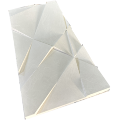 3 Forma 3d Scarlet Grande 100X50cm ABS 2mm Molde Para Cimento/Concreto/Gesso IN509-10-11